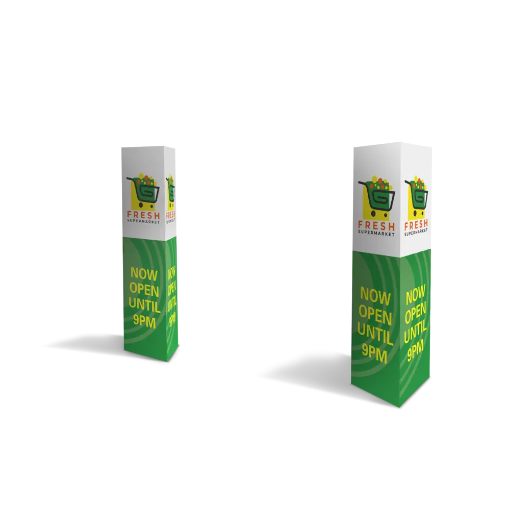 Bollard Tri-fold Cover 3mm TEKflute